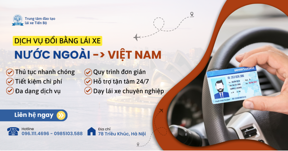 Các lý do nên chọn đổi bằng lái xe Nga sang Việt Nam tại Trung Tâm Tiến Bộ