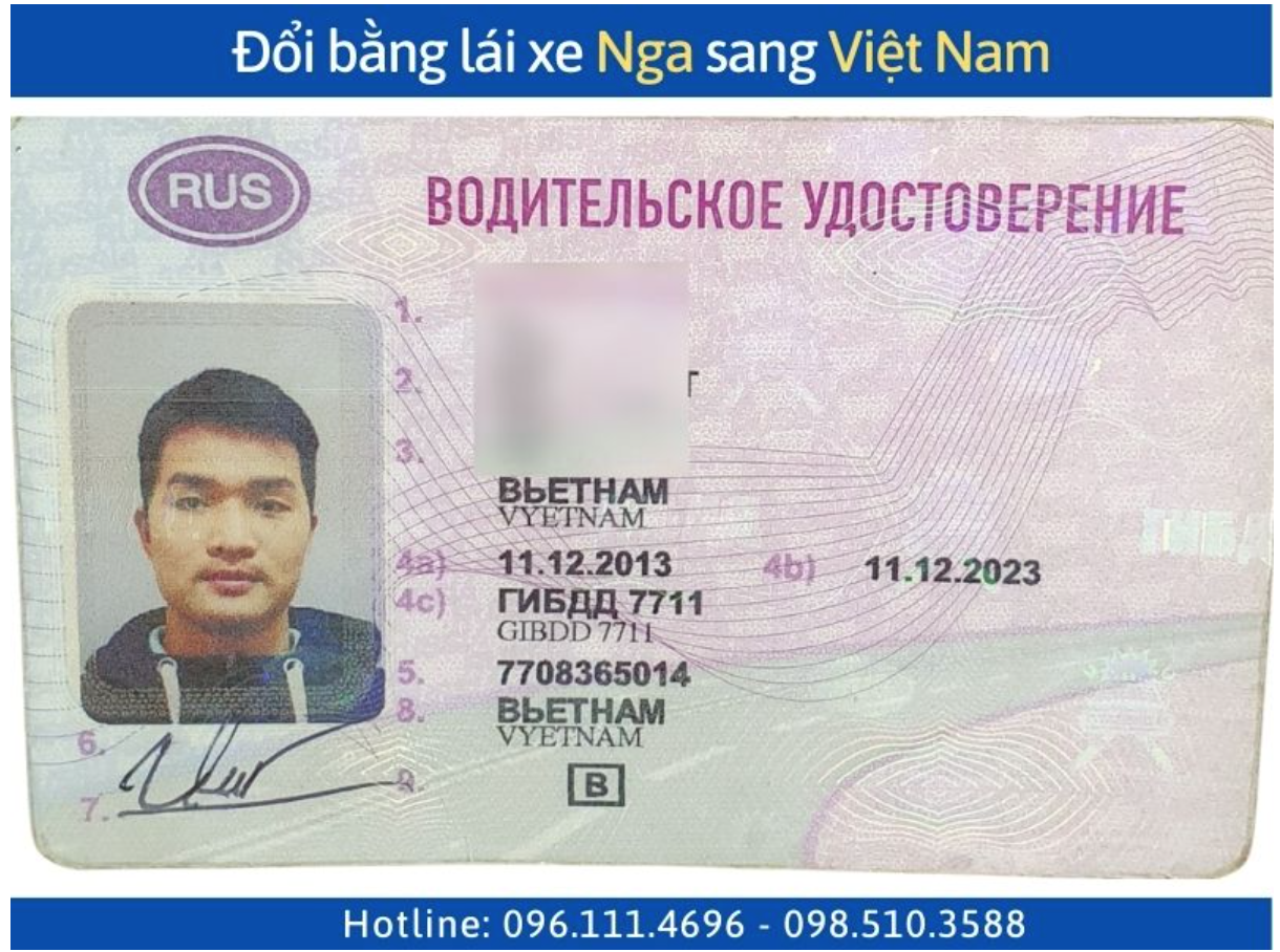 Giấy tờ cần thiết khi đổi bằng lái xe Nga sang Việt Nam